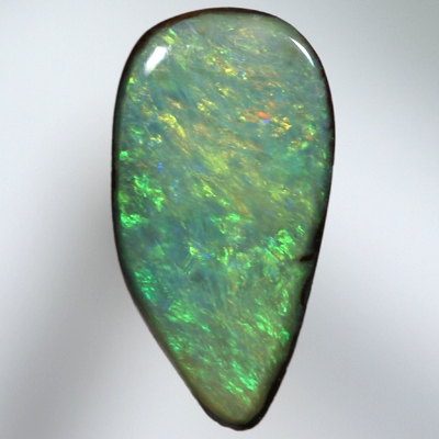 SOLID BOULDER OPAL Orange and green, bright fire always showing